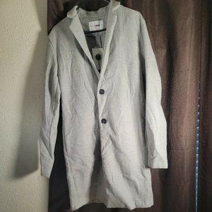 *NEW* Fashion Nova Men Size XL Grey Chadwick Car Coat Men Style #OMJ20230